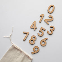 Load image into Gallery viewer, Wooden Number Set • Numerals &amp; Math Equation Signs, Maple