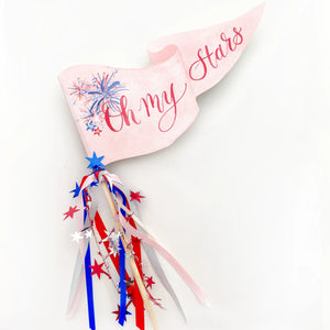 Oh my stars party pennant