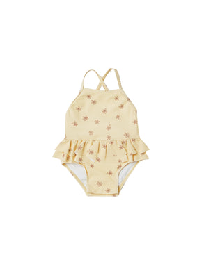Ruffled one-piece swimsuit - blossom