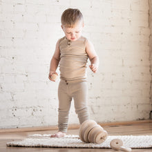 Load image into Gallery viewer, Organic vintage leggings - oatmeal