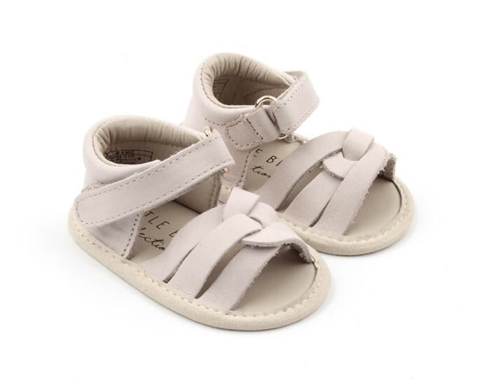 Leather sandals - ivory