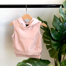 Load image into Gallery viewer, Sleeveless hoodie - blush